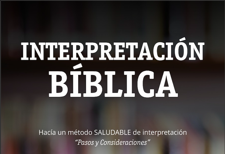 INTERPRETACIÓN BÍBLICA